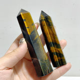 Yellow & Blue Tiger Eye Point Wholesale