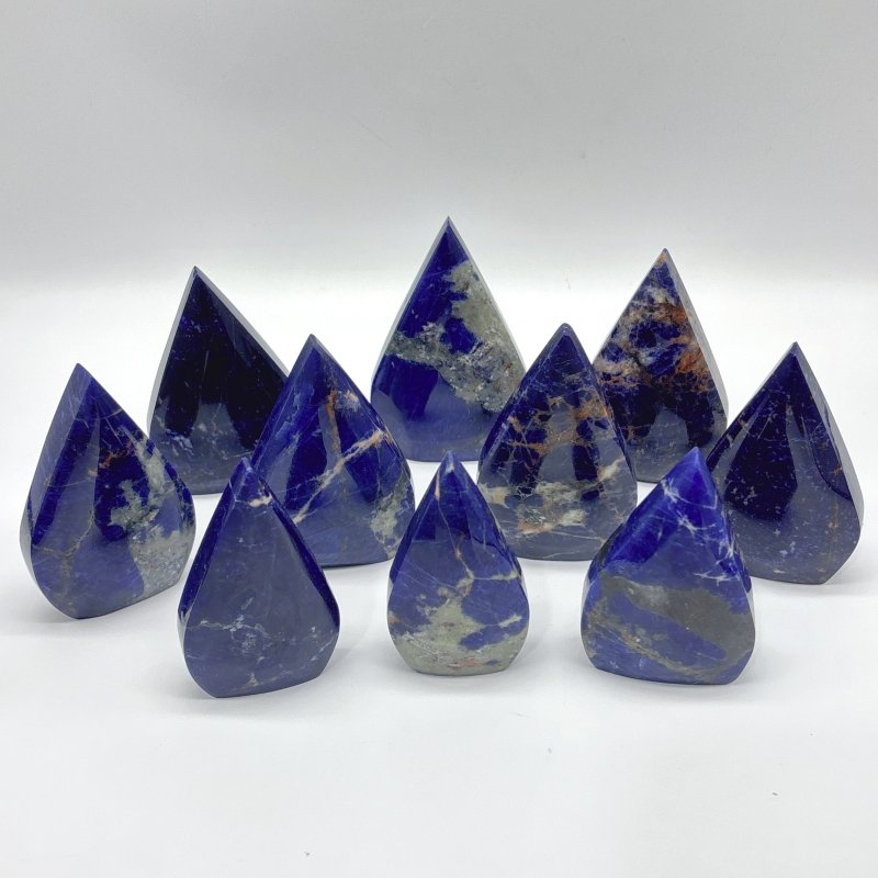 Deep Blue Sodalite Arrow Head Shape Crystal Wholesale - Wholesale Crystals