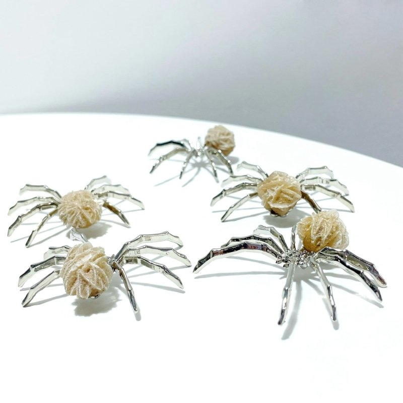 Desert Rose Spider Ornament Handmade Alloy Spider Wholesale - Wholesale Crystals