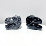 Dinosaur Skull Carving Wholesale Obsidian Larvikite - Wholesale Crystals
