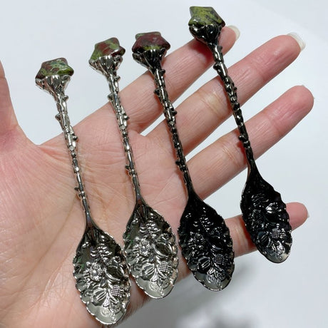 Dragon Blood Stone Mini Star Coffee Spoon Wholesale - Wholesale Crystals