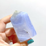 Druzy Blue Chalcedony Four - sided Tower Point Wholesale - Wholesale Crystals