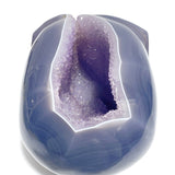 Druzy Geode Amethyst Mixed Agate Large Skull Carving - Wholesale Crystals