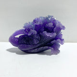 Beautiful Purple Fluorite Chinese Cabbage Carving