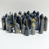 36 Pieces Blue Tiger Eye Mixed Quartz Tower Point