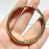 Electroplating Hematite Bracelets Bamboo Shape Wholesale - Wholesale Crystals