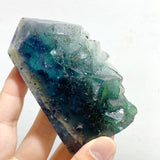 17 Pieces Blue Fluorite Mixed Pyrite Raw Side Tower Point