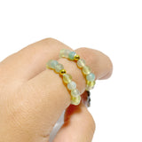 21 Types Crystal Beaded Rings Wholesale Tiger Eye Blue Aventurine