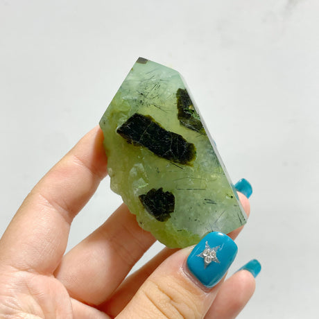 4-10CM Prehnite Tower Raw Side Wholesale