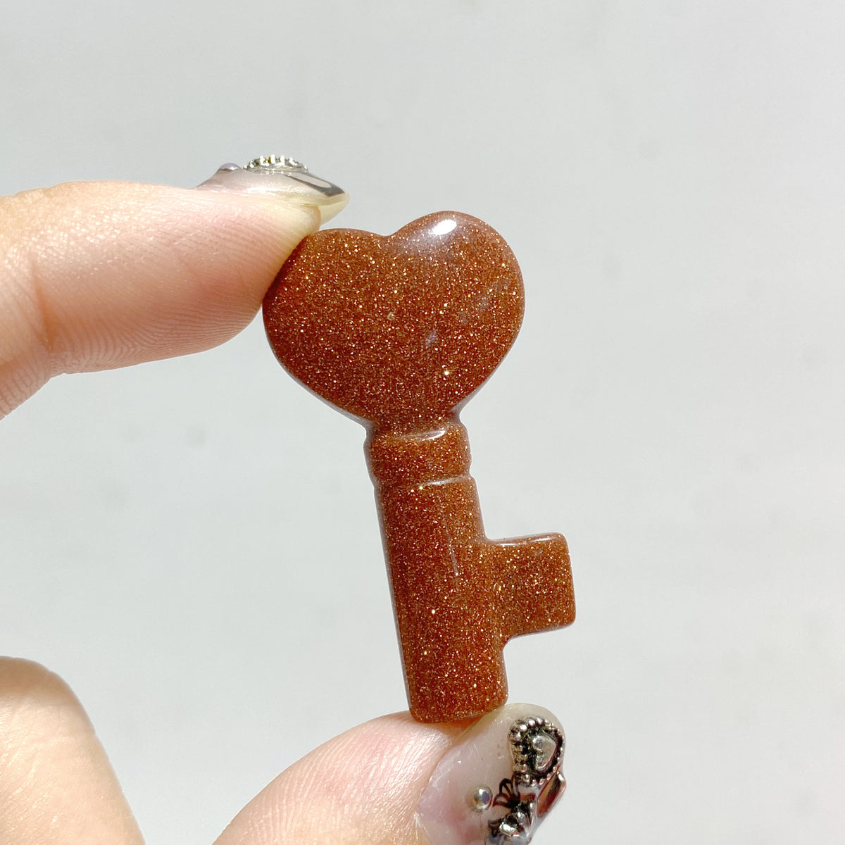 13 Types Heart Key Shape Wholesale Green Aventurine Tiger Eye Howlite
