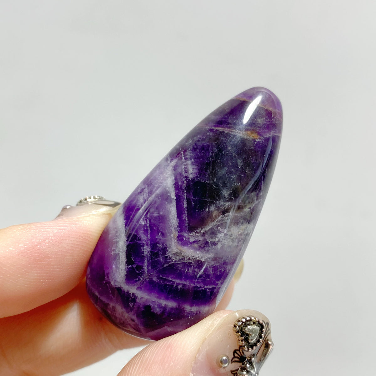 Chevron Amethyst Waterdrop Shape Wholesale