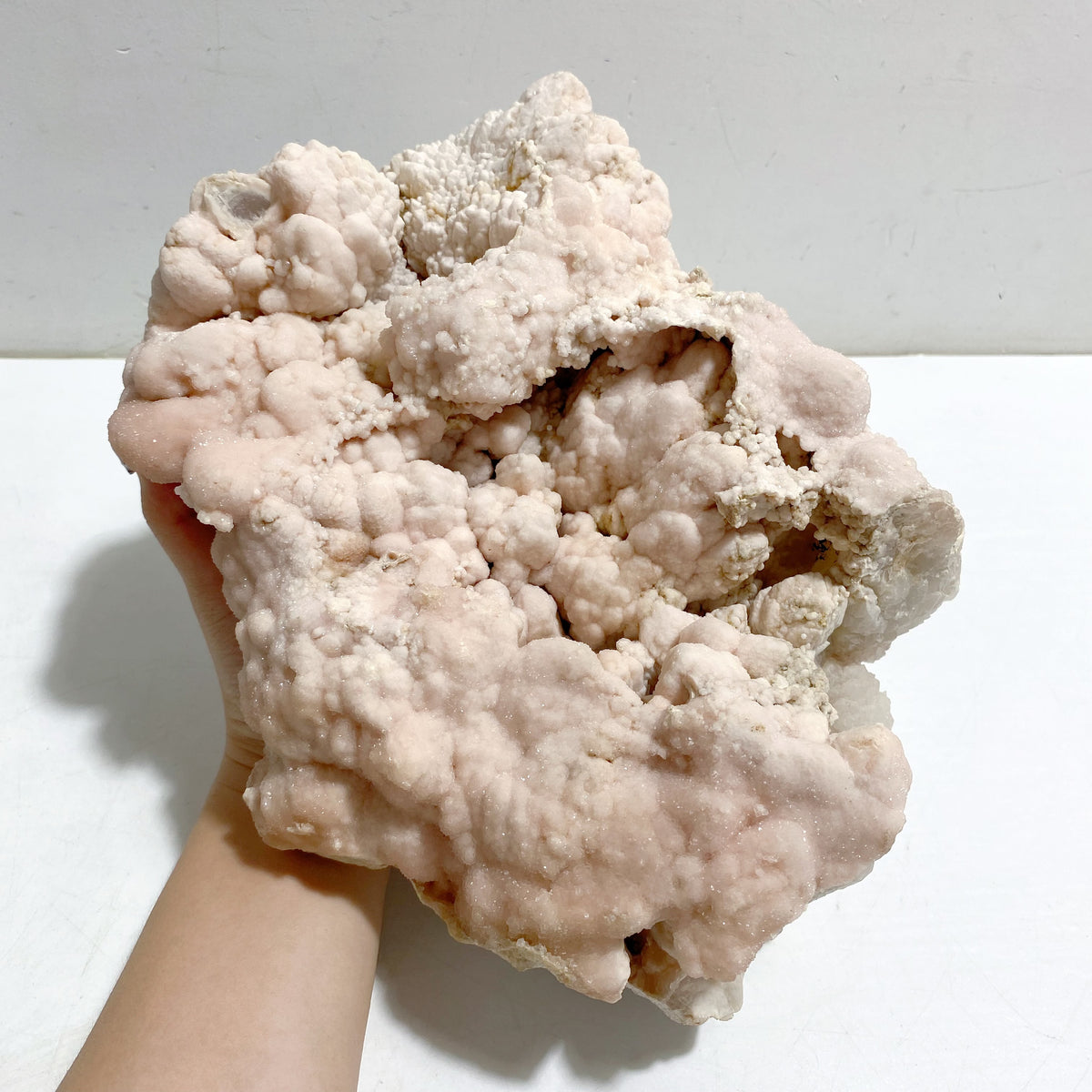 Large Raw Stilbite Specimen With Stand #3