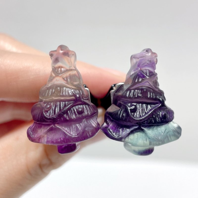 Fluorite Christmas Tree Car Air Vent Clips Wholesale Car Accessories - Wholesale Crystals