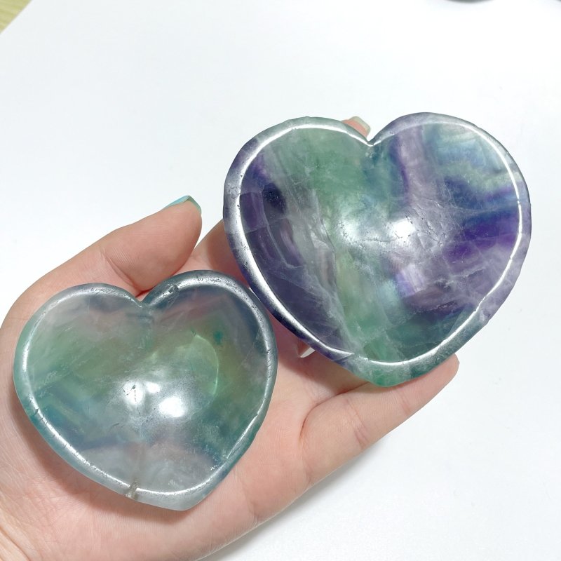 Fluorite Heart Shape Bowl Wholesale - Wholesale Crystals