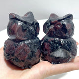 Garnet Owl Carving Wholesale - Wholesale Crystals