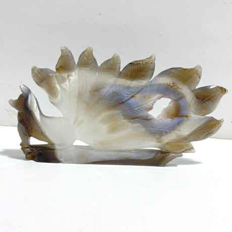 Geode Agate Druzy Nine - tailed Fox Carving 10 - Wholesale Crystals