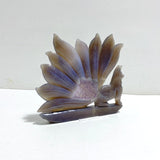 Geode Agate Druzy Nine - tailed Fox Carving 12 - Wholesale Crystals