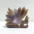 Geode Agate Druzy Nine - tailed Fox Carving 12 - Wholesale Crystals