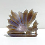 Geode Agate Druzy Nine - tailed Fox Carving 12 - Wholesale Crystals