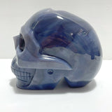 Geode Druzy Agate Large Skull Carving - Wholesale Crystals