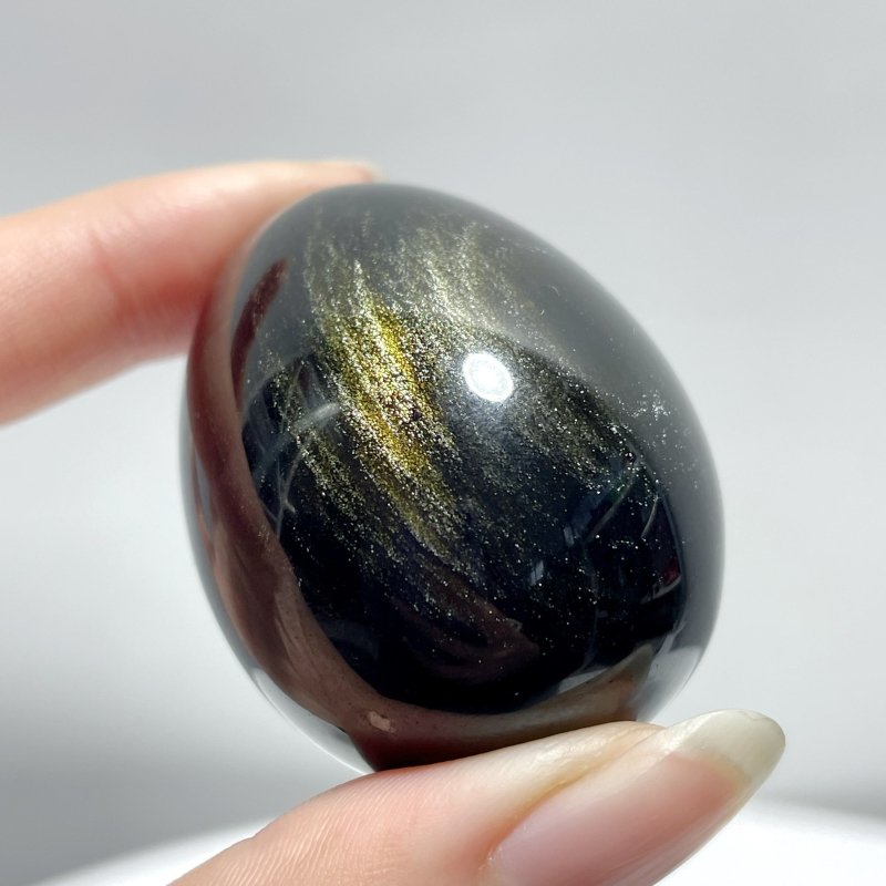 Gold Sheen Obsidian Egg Wholesale - Wholesale Crystals