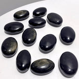 Gold Sheen Obsidian Palm Stone Wholesale - Wholesale Crystals