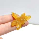 Golden Hematoid Quartz Dragonfly Carving Wholesale - Wholesale Crystals