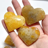 Golden Hematoid Quartz Fire Quartz Heart Shape Wholesale - Wholesale Crystals