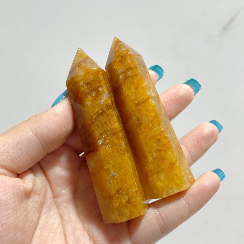 Golden Hematoid Quartz Tower Points Wholesale - Wholesale Crystals