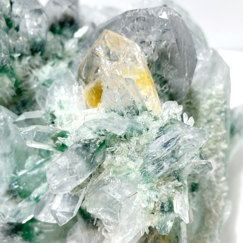 Green Crystal Cluster Man Made Crystal - Wholesale Crystals