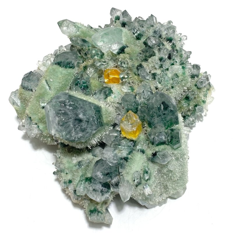 Green Crystal Cluster Man Made Crystal - Wholesale Crystals