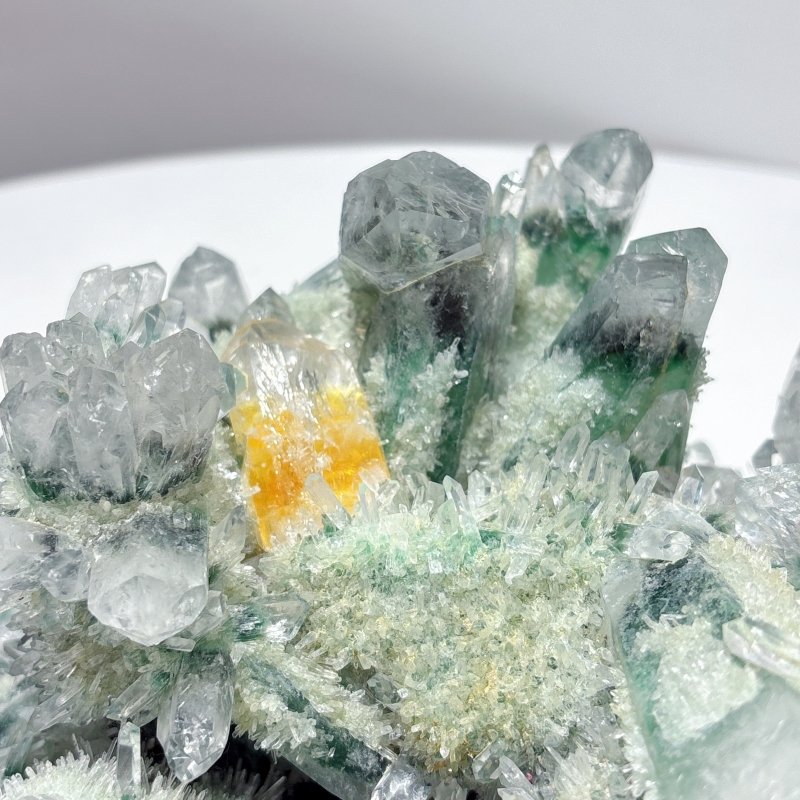 Green Crystal Cluster Man Made Crystal - Wholesale Crystals