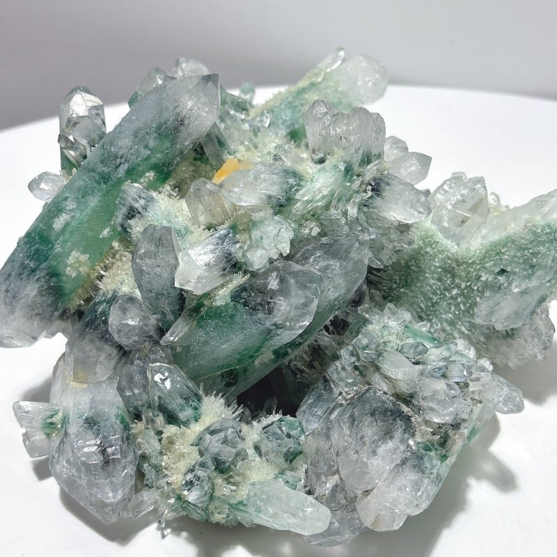 Green Crystal Cluster Man Made Crystal - Wholesale Crystals