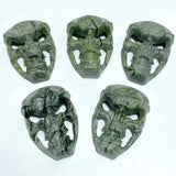 Green Jade Skull Large Mask Carving Wholesale - Wholesale Crystals
