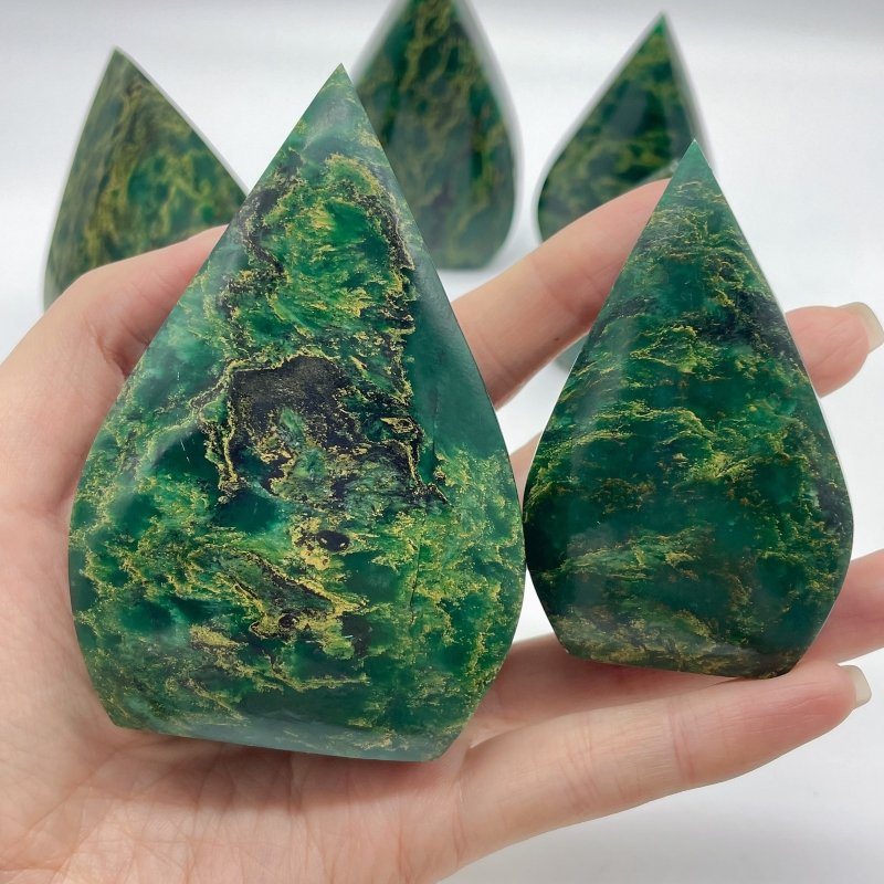 Green Mica Arrow Head Shape Wholesale -Wholesale Crystals