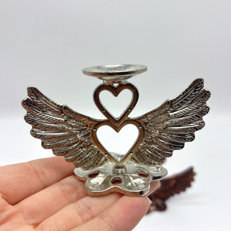 Heart Wing Crystal Sphere Stand Wholesale - Wholesale Crystals