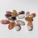 Hematoid Quartz Long Tumbled Bullet Shape Fire Quartz Wholesale - Wholesale Crystals