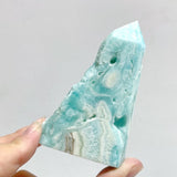 Hemimorphite Four-sided Tower Raw Side Wholesale -Wholesale Crystals