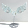 Hemimorphite Heart Wing Carving With Stand -Wholesale Crystals