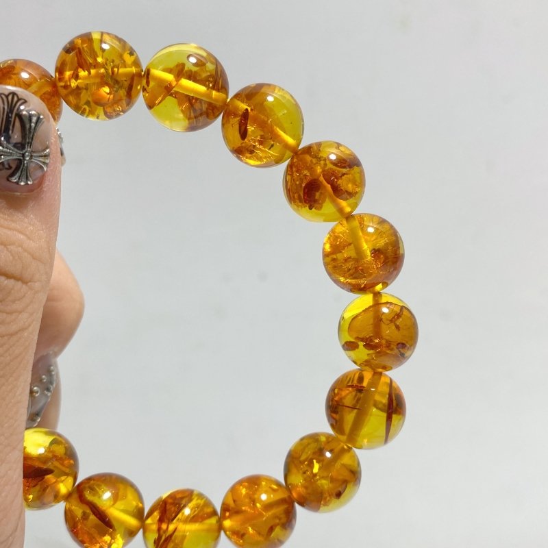 High Grade 12mm Amber Bracelet -Wholesale Crystals