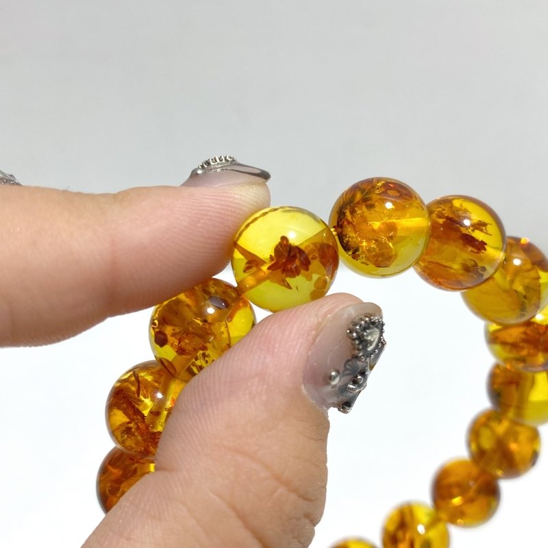 High Grade 12mm Amber Bracelet -Wholesale Crystals