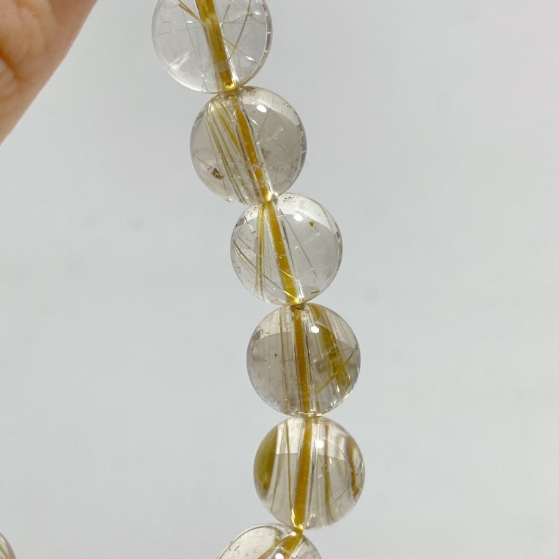 High Grade Gold Rutile Quartz Crystal Bracelet -Wholesale Crystals