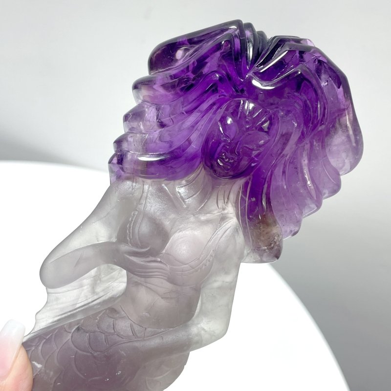 High Quality Amethyst Mermaid Carving - Wholesale Crystals