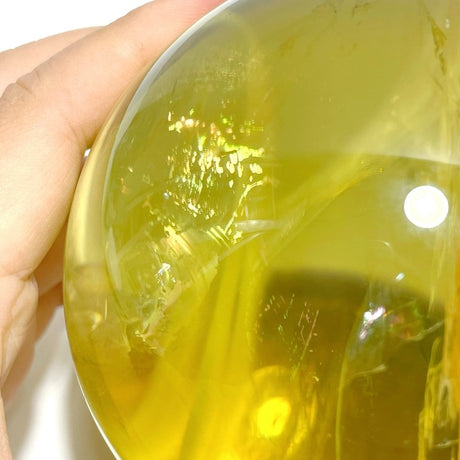 High Quality Citrine Spheres With Rainbow For Collection - Wholesale Crystals