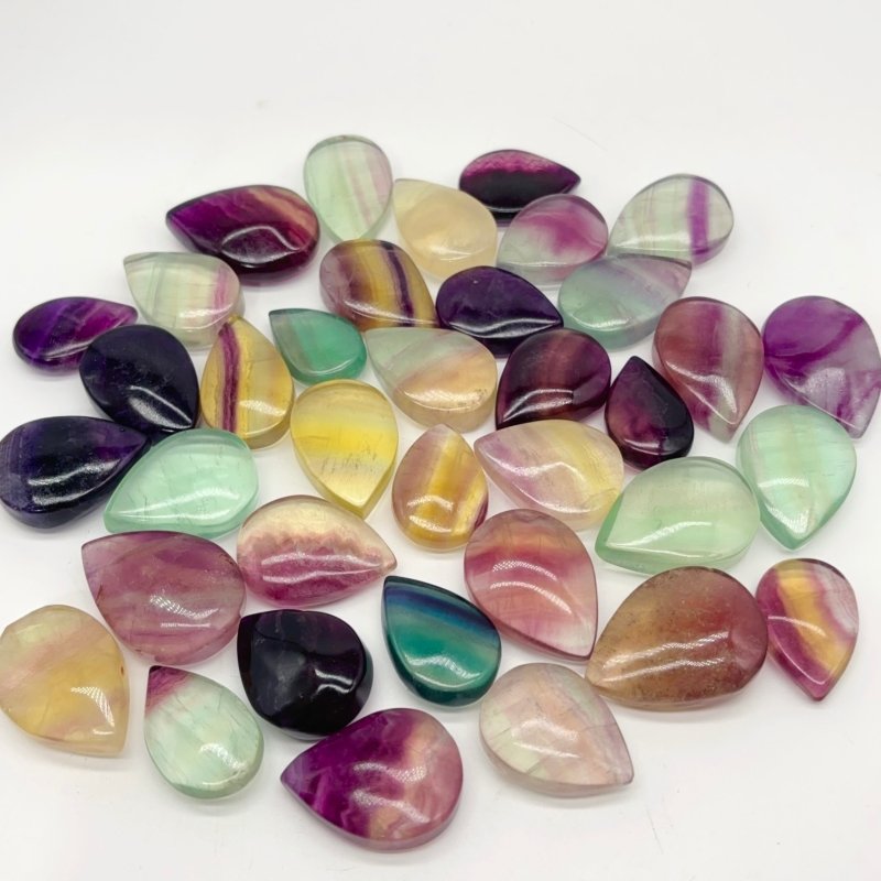 High Quality Rainbow Fluorite Teardrop Shape Crystal Wholesale -Wholesale Crystals