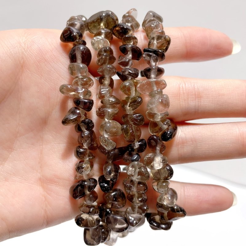 Irregular Crystal Chips Stone DIY Amazonite Smoky Quartz Loose Beads #3 - Wholesale Crystals