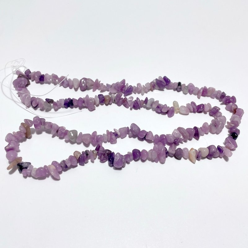 Irregular Crystal Chips Stone DIY Black Tourmaline Lepidolite Loose Beads #5 - Wholesale Crystals