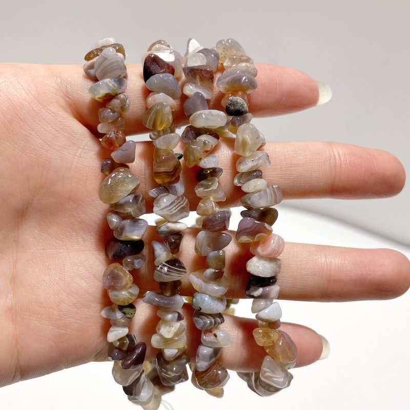 Irregular Crystal Chips Stone DIY Black Tourmaline Lepidolite Loose Beads #5 - Wholesale Crystals