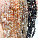 Irregular Crystal Chips Stone DIY Bracelet Wholesale Sunstone Gold Sheen Obsidian - Wholesale Crystals