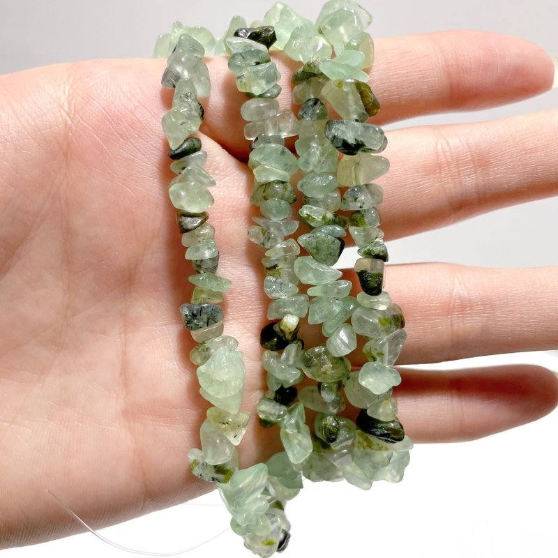 Irregular Crystal Chips Stone DIY Garnet Prehnite Amethyst Loose Beads #4 - Wholesale Crystals